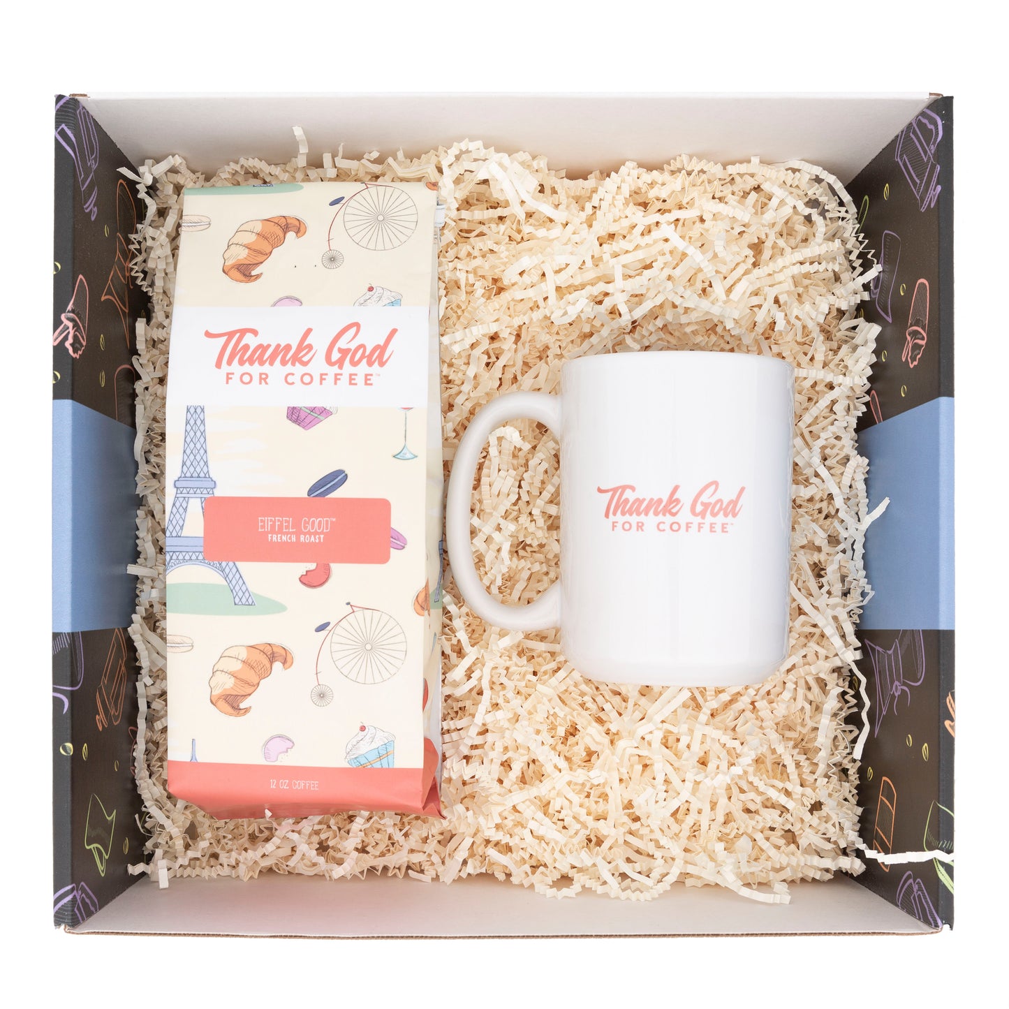 Eiffel Good Coffee and Mug Gift Set