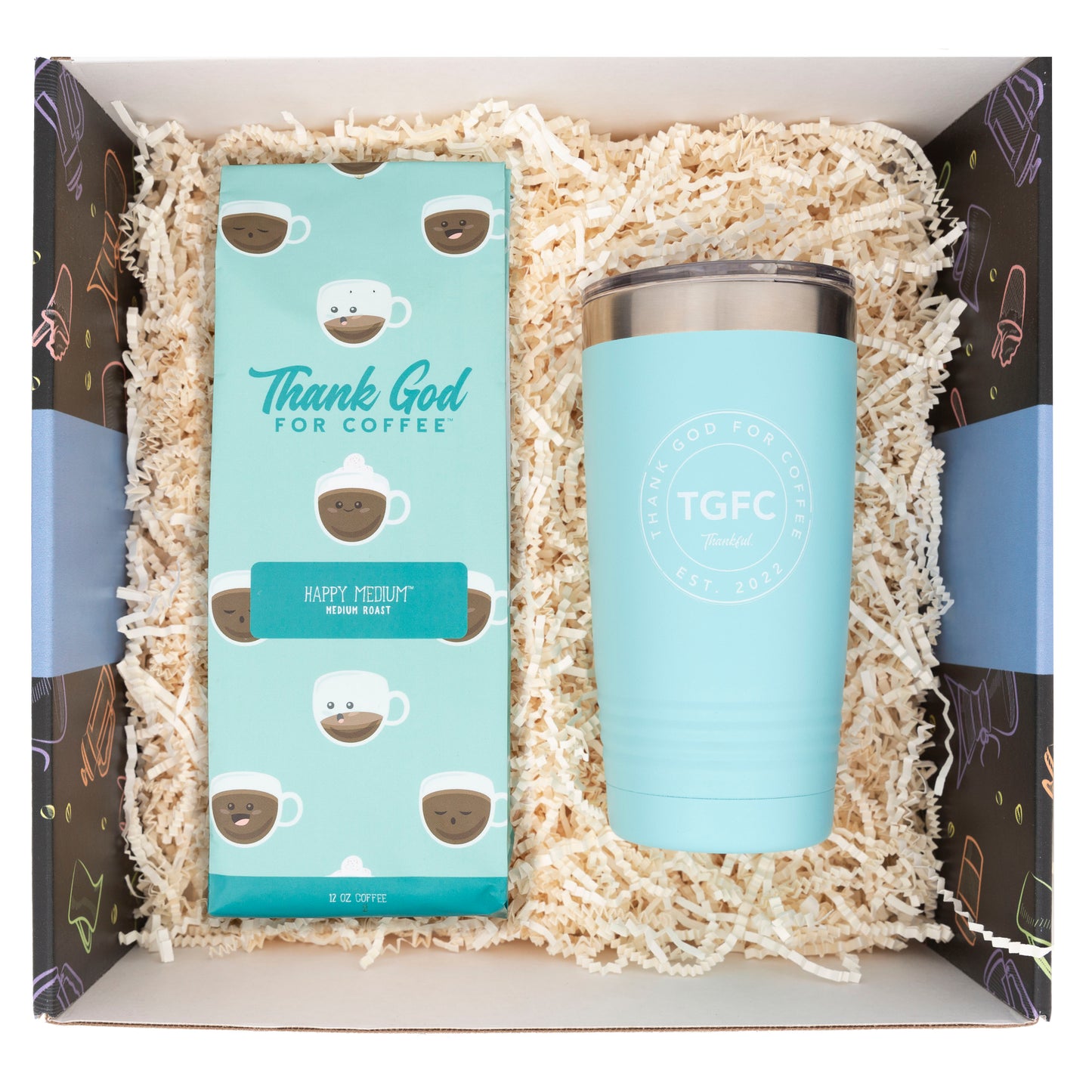 Happy Medium Coffee and Tumbler Gift Set