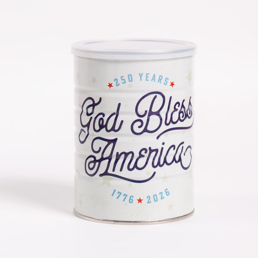God Bless America Medium Roast Coffee in 250th Anniversary Commemorative Can