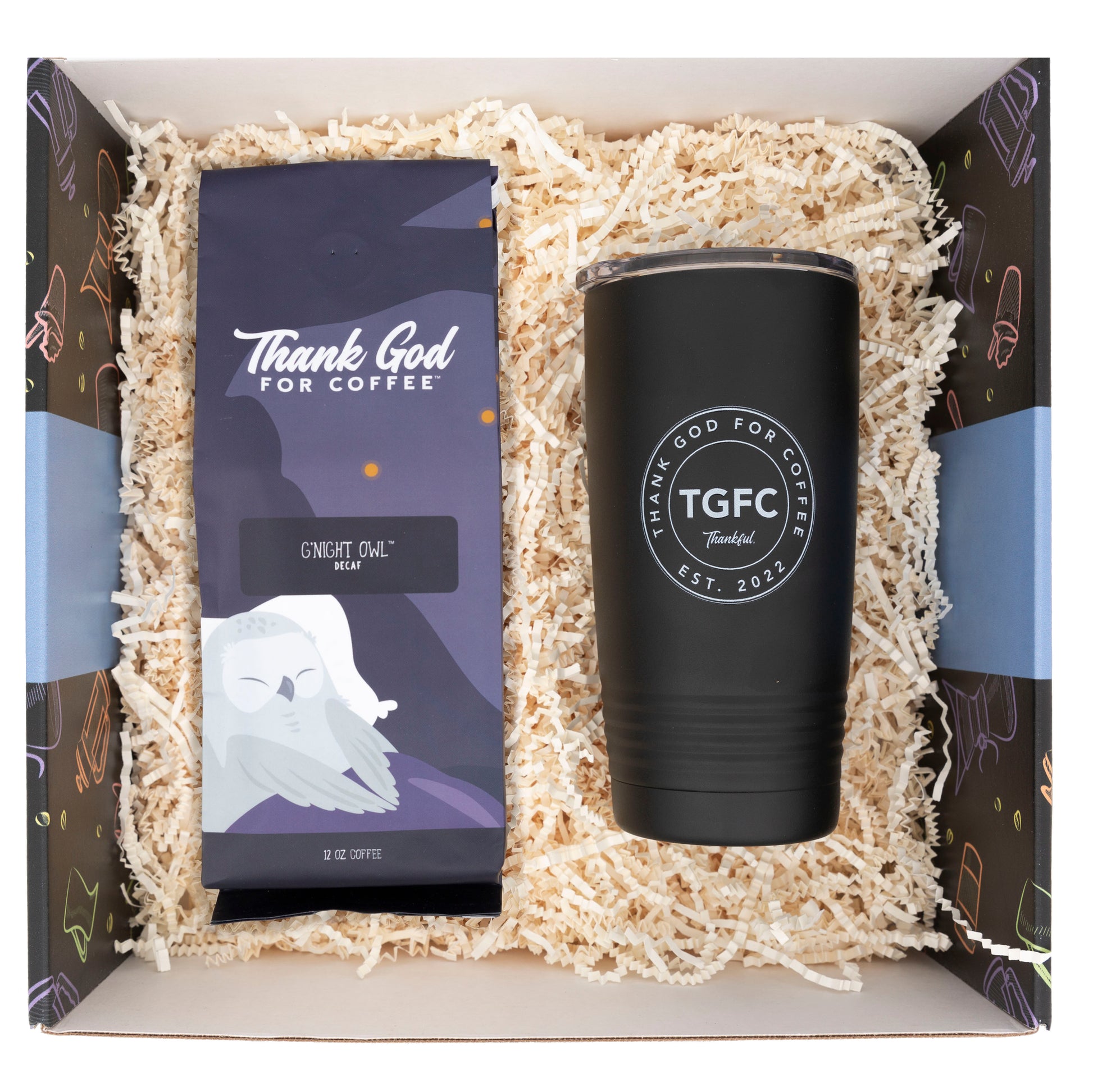G'Night Owl Coffee and Tumbler Gift Set