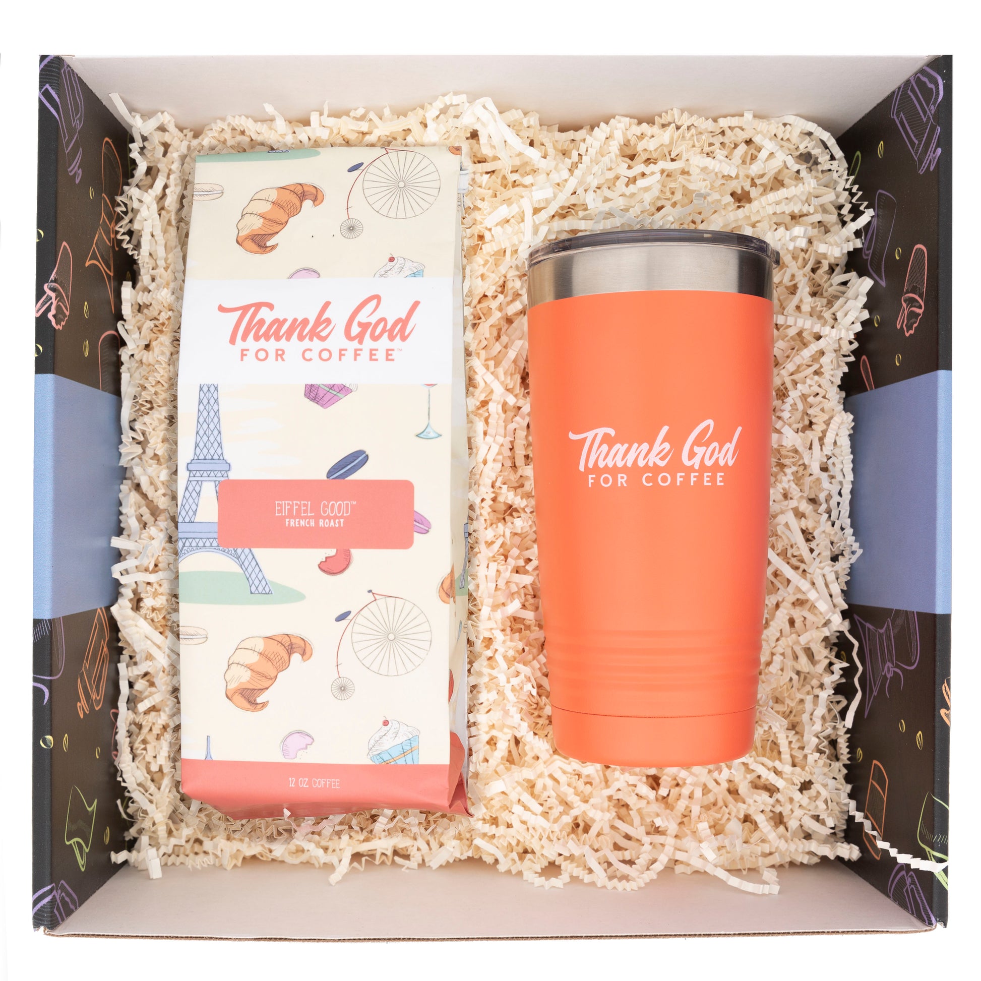 Eiffel Good Coffee and Tumbler Gift Set