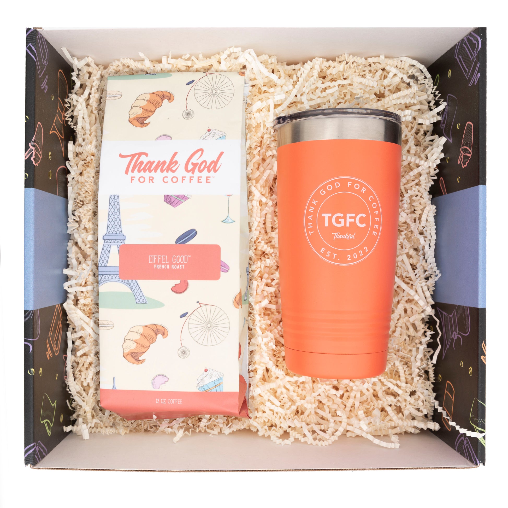 Eiffel Good Coffee and Tumbler Gift Set