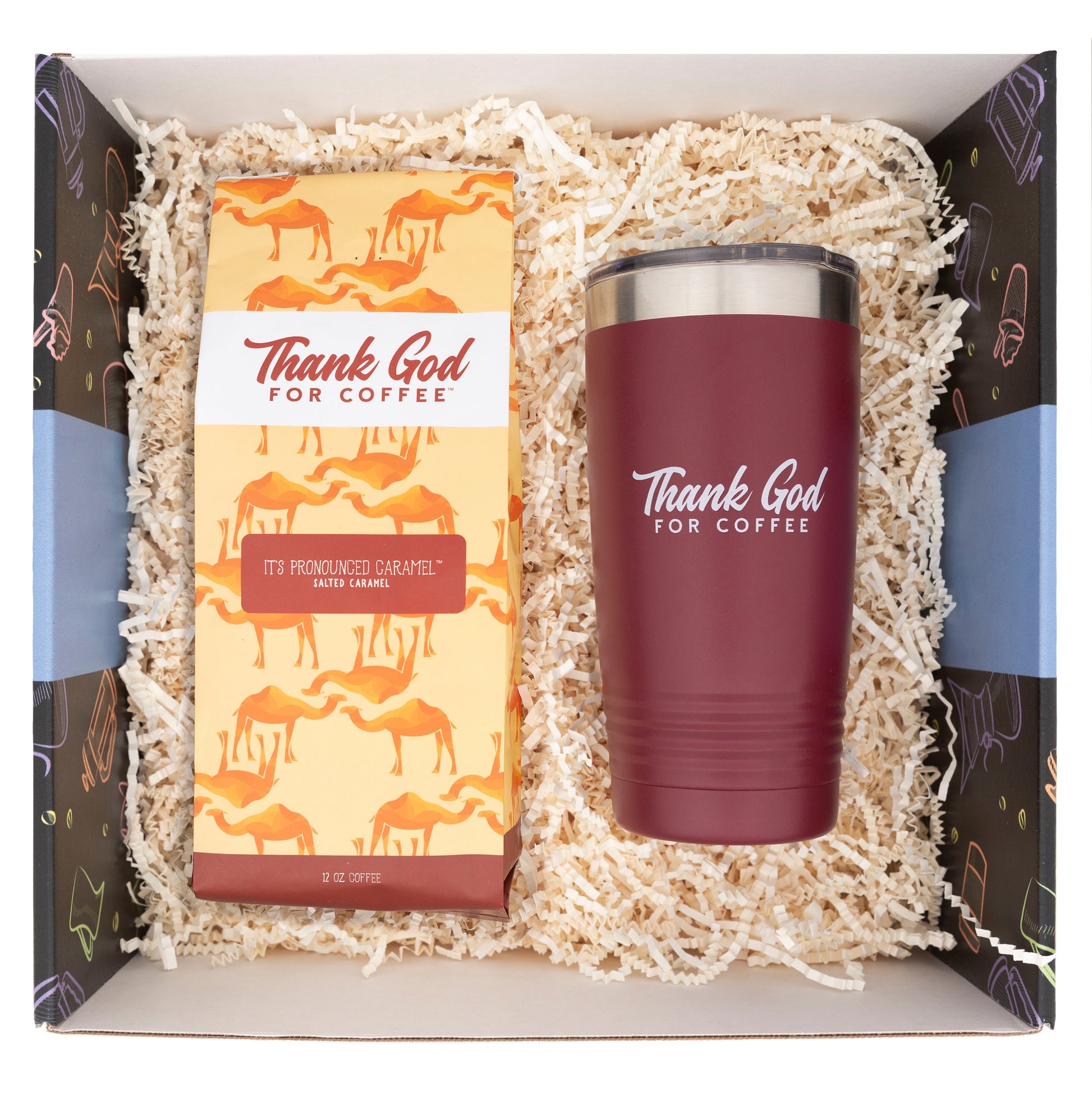 It's Pronounced Caramel Coffee and Tumbler Gift Set