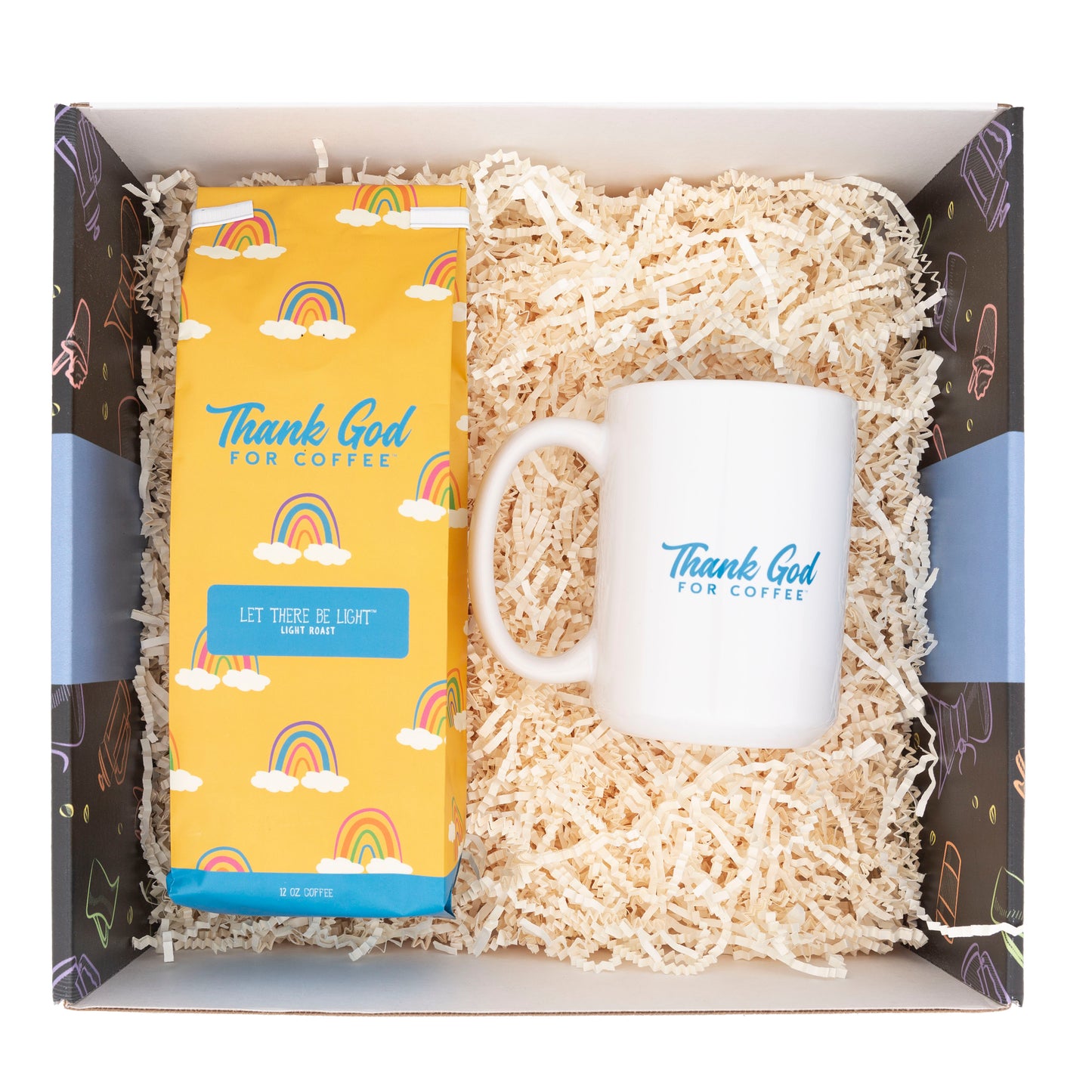 Let There Be Light Coffee and Mug Gift Set