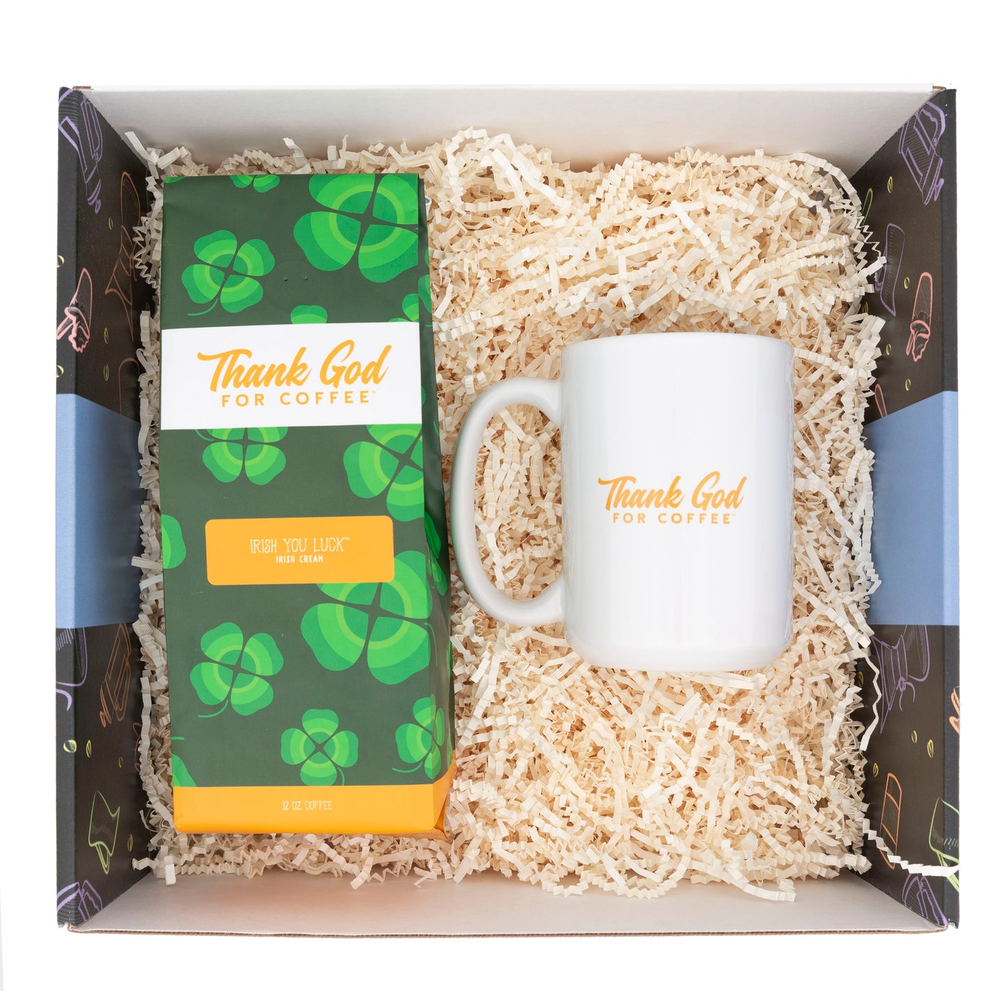 Irish You Luck Coffee and Mug Gift Set